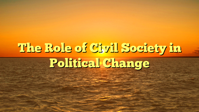 The Role of Civil Society in Political Change